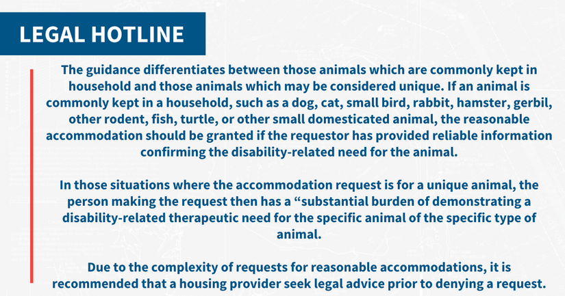 Legal Hotline Service Animals