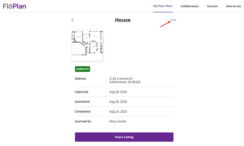 Web app floor plan detail view4