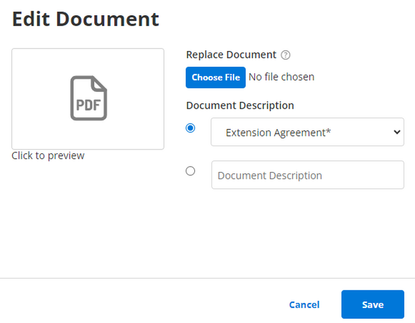 Existing Documents