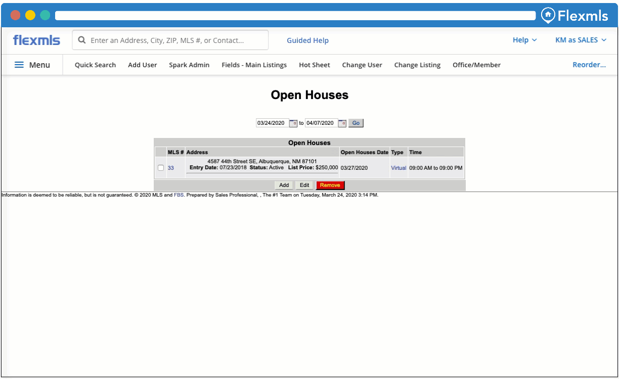 Virtual open House