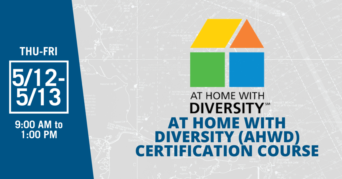 At Home with Diversity (AHWD) Certification Course | CCIAOR