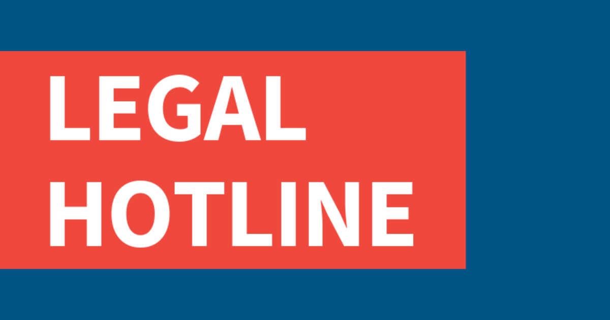 MAR Legal Hotline CCIAOR