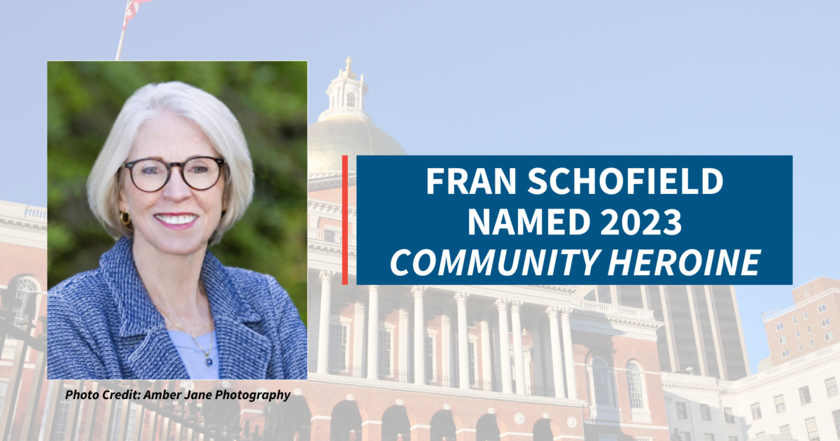 Fran Schofield Receives 2023 Massachusetts Community Heroine… CCIAOR