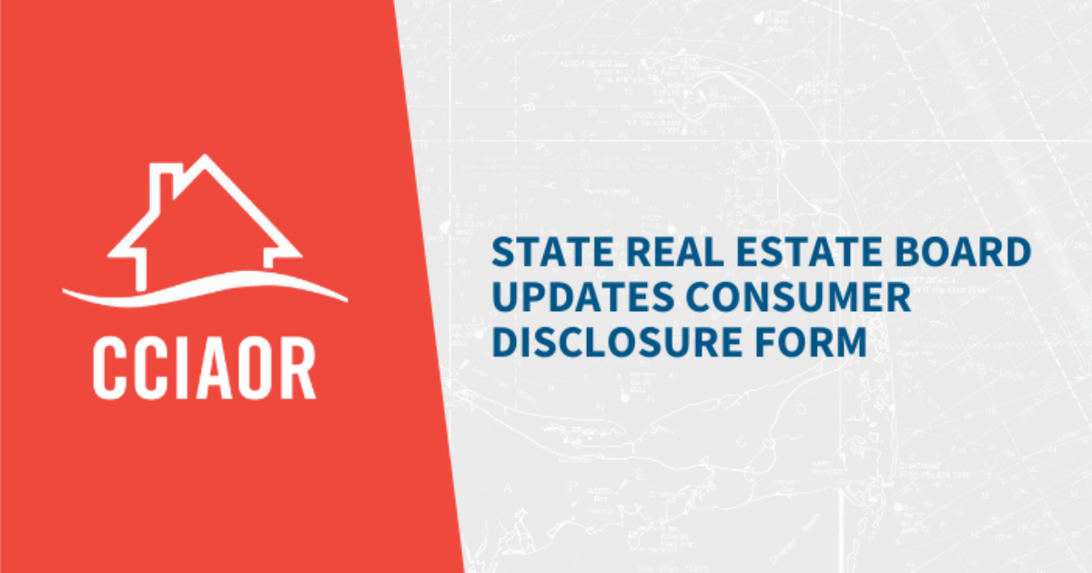 Updated Mandatory Consumer Disclosure Form Provides Better… CCIAOR